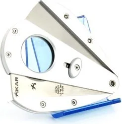 Stříbrný ořezávač Xi1  s dvěma noži Xikar 1