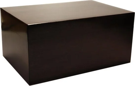 Humidor z černého matného bambusového dřeva 100