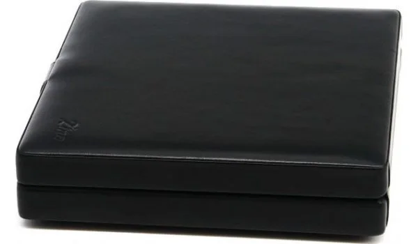 Cestovní humidor značky Zino měkká kůže černá