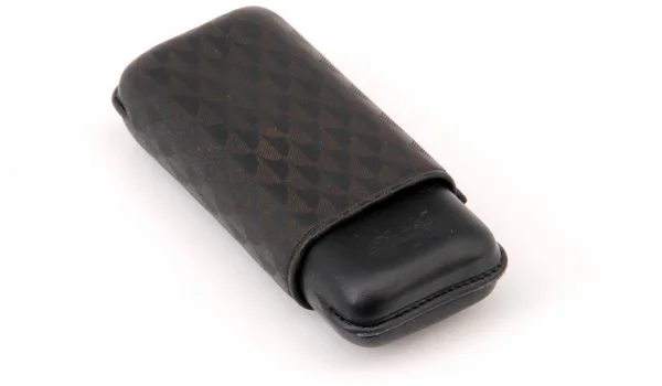 Kožené pouzdro na doutníky Davidoff R-2 černé 2