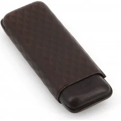 Pouzdro na doutníky Davidoff XL-2 v hnědé kůži