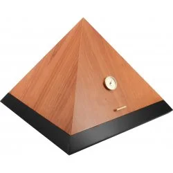 Humidor adorini Pyramid Deluxe L Bi-Color, cedr s černým podstavcem
