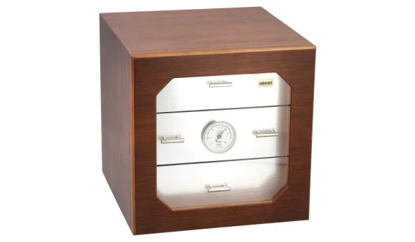 Humidor Adorini Chianti M ořech/alu - Deluxe