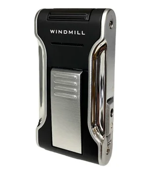 Kantana by Windmill Jet Flame Lighter černá/stříbrná