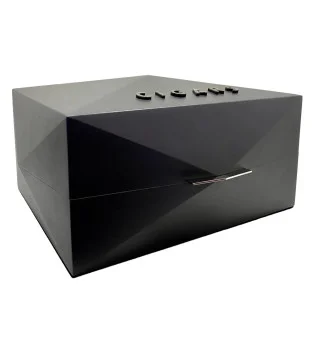 Gentili Humidor Prisma "Cigars" černý