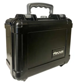 Cestovní humidor Xikar, plastový, černý na 20 doutníků (225XI)