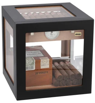 Humidor adorini Cube Deluxe černý obraz 5