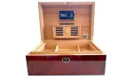 Humidor Daniel Marshall z burlového dřeva obraz 7