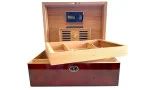 Humidor Daniel Marshall z burlového dřeva obraz 8