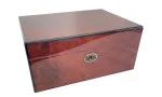 Humidor Daniel Marshall z burlového dřeva obraz 3