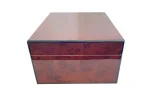 Humidor Daniel Marshall z burlového dřeva obraz 5