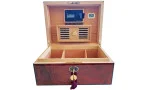 Humidor Daniel Marshall z burlového dřeva obraz 7