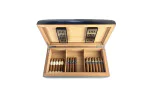 Humidor bambusový černý matný Konvex 80 obraz 3
