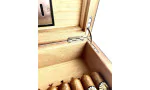Humidor bambusový černý matný Konvex 80 obraz 7