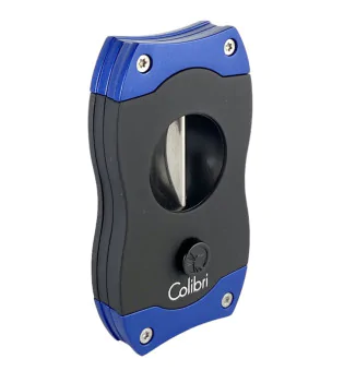 Ořezávač doutníků Colibri V-Cut modrý 23mm