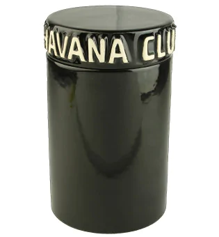 Doutníková dóza Havana Club Tinaja černá