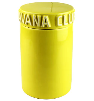 Doutníková dóza Havana Club Tinaja žlutá