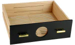 Zásuvka pro adorini Humidor Chianti medium black s otvorem pro vlhkoměr obraz 6