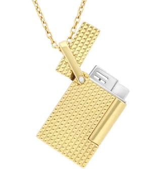 Náhrdelník se zapalovačem S.T. Dupont zlatý K27067CH