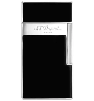 Zapalovač S.T. Dupont Biggy Black Lacquer Chrome 025001