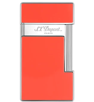 Zapalovač S.T. Dupont Slimmy Coral Lacquer Chrome 028006