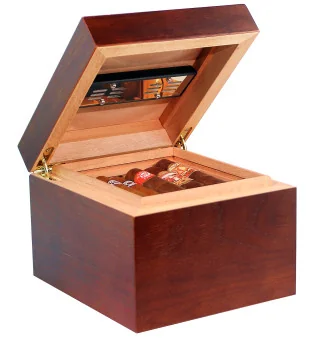 Humidor Vedado hnědý se zvlhčovačem