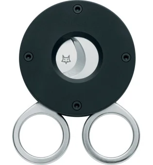 Nůžky na doutníky Fox The Circle Black Aluminium 743 B