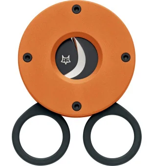 Nůžky na doutníky Fox The Circle Orange Aluminium 743 OR