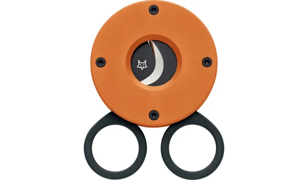 Nůžky na doutníky Fox The Circle Orange Aluminium 743 OR