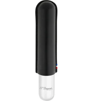 S.T. Dupont pouzdro na 1 doutník černé/chromové 183160