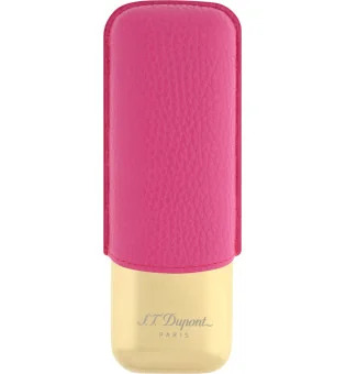 S.T. Dupont pouzdro na 2 doutníky růžové/zlaté 183245