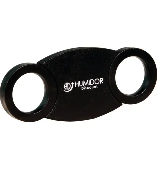 Řezačka na doutníky HumidorDiscount s dorazem – černá