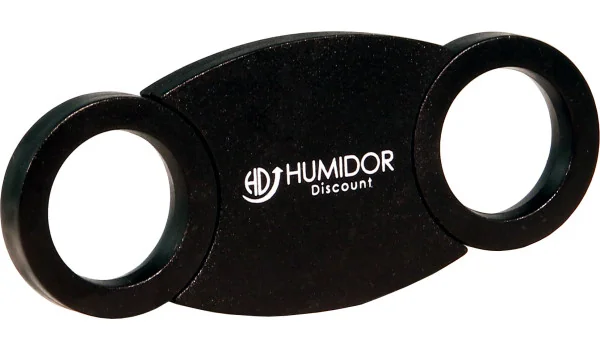 Řezačka na doutníky HumidorDiscount s dorazem – černá