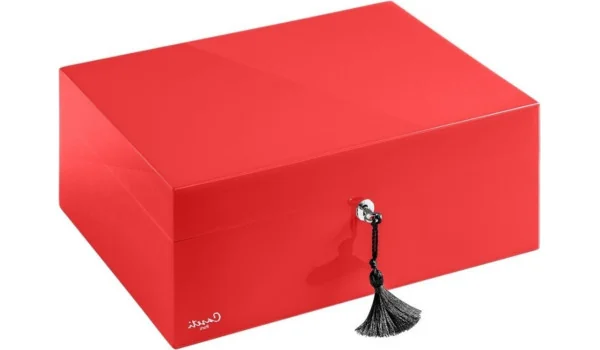 Humidor Caseti Paris červený