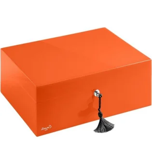 Humidor Caseti Paris oranžový