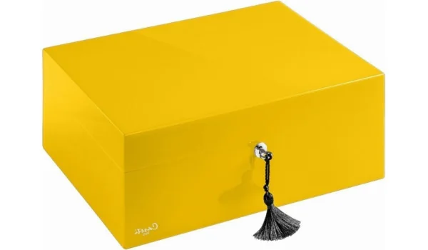 Humidor Caseti Paris žlutý