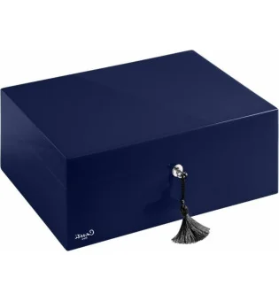 Humidor Caseti Paris tmavě modrý