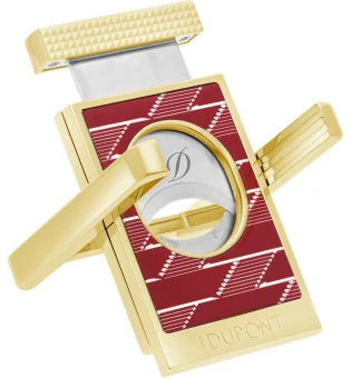 Řezačka a stojan na doutníky S.T. Dupont Monogram 1872 Bordeaux Red 003478