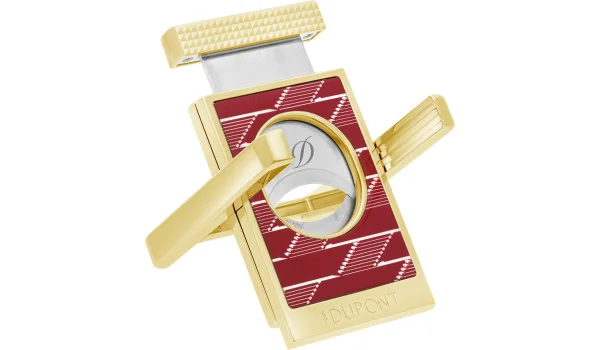 Řezačka a stojan na doutníky S.T. Dupont Monogram 1872 Bordeaux Red 003478