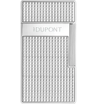 Zapalovač S.T. Dupont Biggy s diamantovým vzorem, chrom 025210