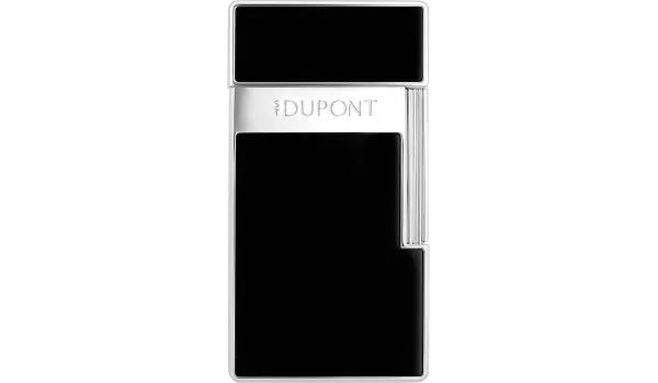 Zapalovač S.T. Dupont Biggy, černý lak, chrom, 025221