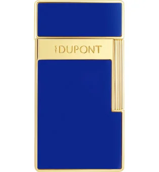 Zapalovač S.T. Dupont Biggy modrý lak, zlatý 025225