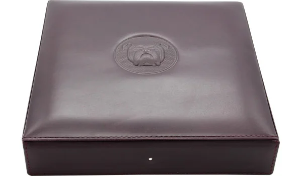 Cestovní humidor Bulldog by Dunhill 10 fialový