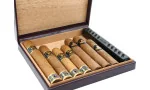 Cestovní humidor Bulldog by Dunhill 10 fialový