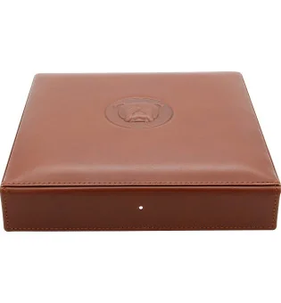 Cestovní humidor Bulldog by Dunhill 10 hnědý