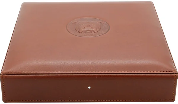 Cestovní humidor Bulldog by Dunhill 10 hnědý