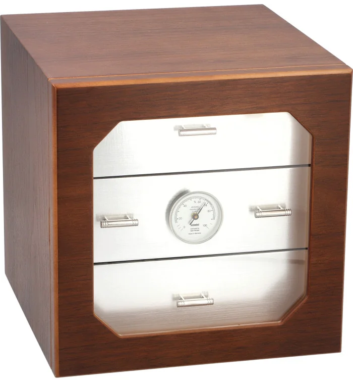 Humidor Adorini Chianti M ořech/alu - Deluxe