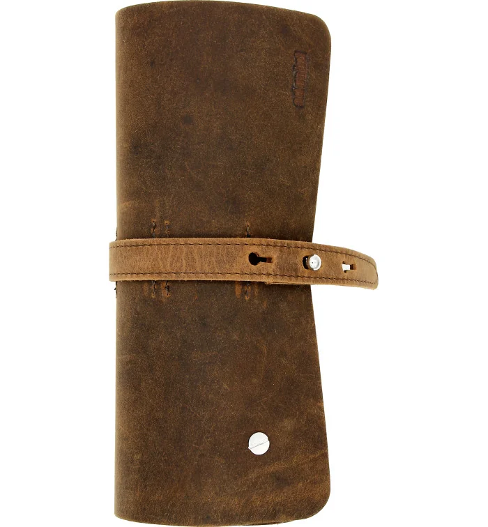 Kožený svitek na doutníky Adorini hnědý obraz 2