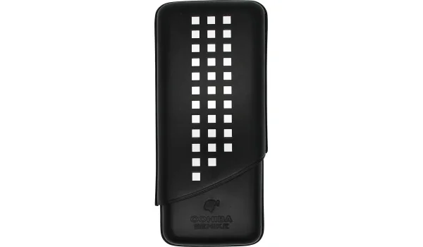 Kožené pouzdro na 3 doutníky Cohiba Behike v černém provedení obraz 2