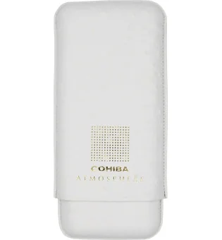 Pouzdro na doutníky Cohiba Atmosphere v bílé a zlaté kůži